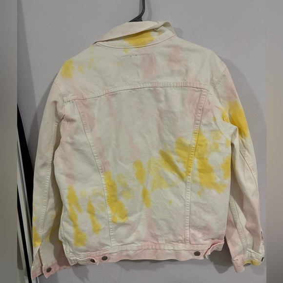 Levi's Women's Pastel Tie-Dye Jean Jacket 100% cotton - Picture 3 of 5